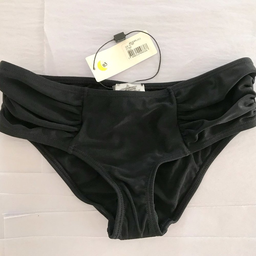 nwt Anthropologie Black Bikini Swim Bottom By Lenny Size XS